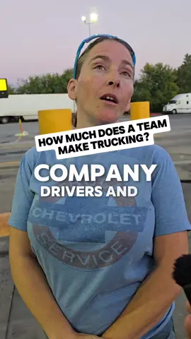 how much do you make trucking as a team?