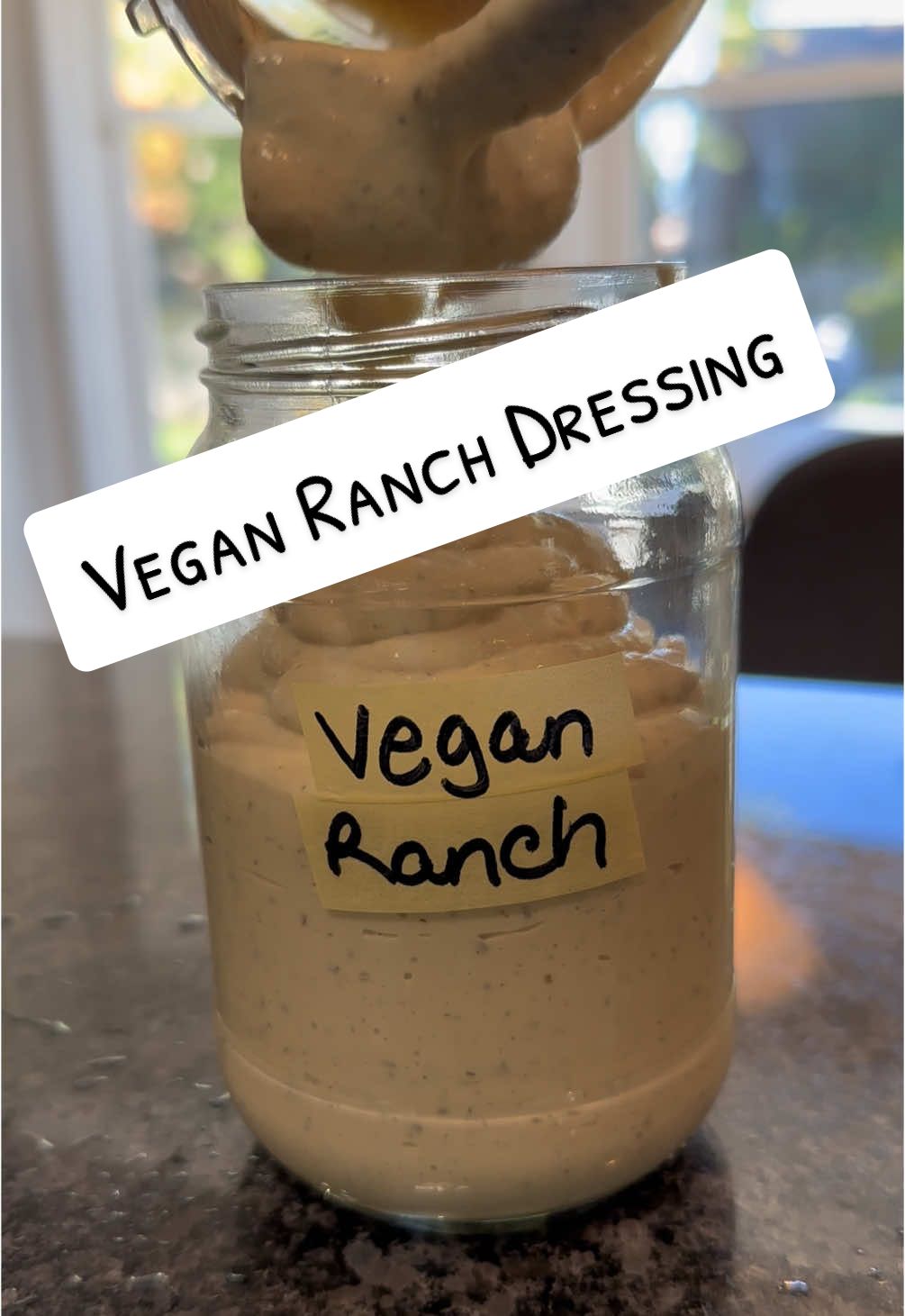 The very best vegan ranch dressing! #highprotein #veganrecipe #saladdressing #ranch #plantbased #Recipe #cooking #homecook #vegetarian #healthy #weighloss 