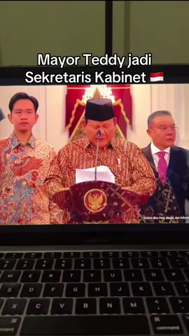 Selamat bekerja Pak Teddy 👍 #mayorteddy #teddyindrawijaya #kabinetmerahputih #prabowosubianto 
