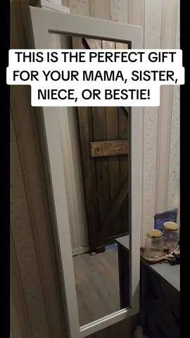 mounted mirror jewelry box!  perfect gift this holiday season!  #mirror #jewelry #box #MomsofTikTok #daughters #bestseller #gifts #giftsforher #trending #viralgift #perfect #holiday #season #blackfridaydeals #dealsfordays #fyp #followers➕ #friends #mama #mom #asthetic 