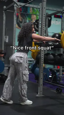 You won’t catch me doing front squats 😅 #militarypress #girlswholift 