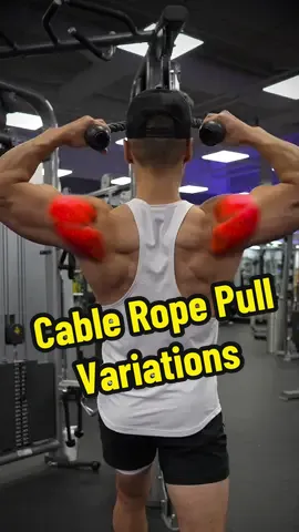 ✅ Cable Rope Pull Variations (KNOW THE DIFFERENCE‼️) If you hold the rope (with pinkies up and thumbs down) and pull towards your forehead, you'll target the lateral and rear delts. If you hold the rope (with a regular neutral grip) and pull towards your shoulders, you'll target the rear delts and traps. If you pull towards your waist, you'll target the latissimus dorsi. Size & Shred Training program 👉🏻 deltabolic.com #facepull #facepulls #cablefacepulls 