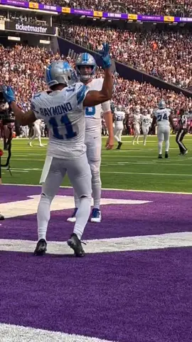 Kalif Raymond celebrates after his TD🕺 #NFL #DetroitLions #OnePride #NFLGameday 