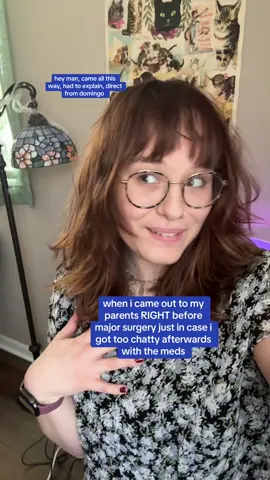 funny enough i had so many surgeries prior so idk why this one was the one i chose to do it for #gbtq #comingout #snl #domingo #chronicillness 