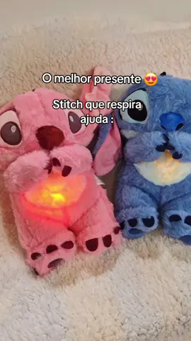 Brinquedo Stitch que respira e tem melodias🎵 É o presente ideal para quem tem problemas de ansiedade ou tem problemas de dormir. Link na Bio #stitch #disney #peluches #liloestitch 