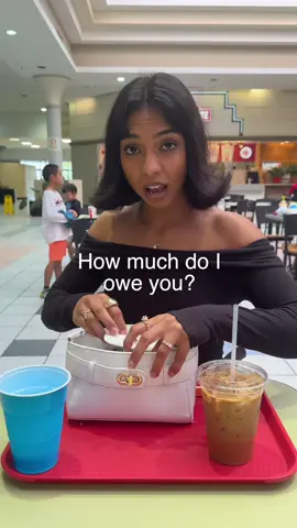 POV when she offers to pay the bill