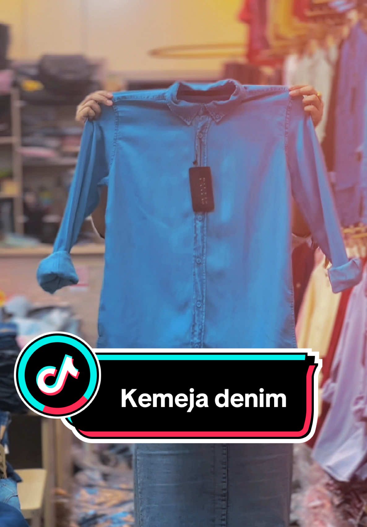 #kemejadenim #denimshirtlelaki #bajudenim #denimshirt #bajulelaki #denim 