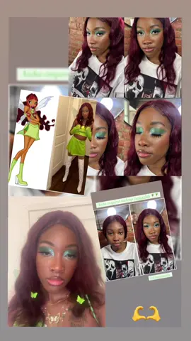 #winxclub Aisha Inspired Makeup 🧚‍♀️🧚💚💄