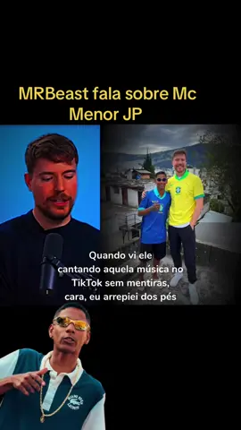 MrBeast fala sobre Mc Menor JP. #mcmenorjp #mrbeast 