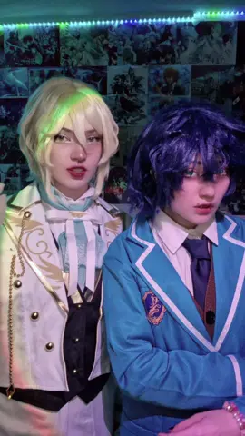 might have forced fubi to eimugi with me 😔 @fubi !!!!  #eimugi #eichitenshouin #tsumugiaoba #enstars #ensemblestars #exfine 