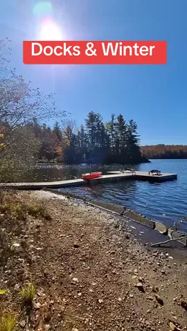 Docks are starting to come out as winter is approaching. Here in Canada there are 2 main types of docks, pipe and floating docks. Pipe docks need to be completely removed from the water as the ice will damage them. Floating docks can stay in the water and freeze / move with the ice.  #dock #dockbuilder #dockbuilding #dockedge #docks #pipedock #floatingdock #cottage #cottagelife #cottageproject #cottagerenovation #hometips #homerenos #homeownership #diytutorial #diytools #diytips #bluecollar #bluecollartips #handymanservices #handyman #muskokaontario #huntsvilleontario #bracebridge #ontario #carpentryworks #carpentrywork 