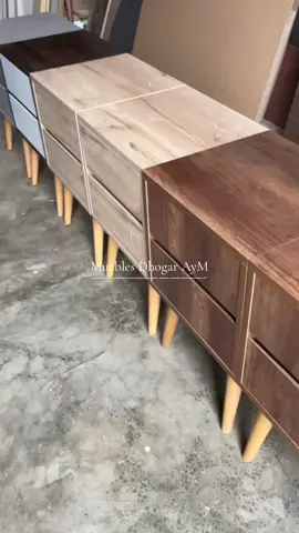 Mesas de noche 📌✅.                                         #fyp #mueblesmodernos #limaperu #lima #muebleria #videoviral #paratii #viral_video #melamina #mesasdenoche #shakira 
