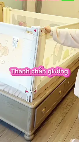 Nhà bác nào có con nhỏ giống em thì nhất định phải có bộ thanh chắn giường này nha, vừa an toàn cho bé mà ba mẹ lại yên tâm #mevabe #mebimsua #nuoicon #thanhchangiuong #xuhuong 