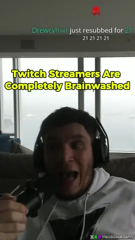 Twitch Streamers Are Completely Brainwashed #fyp #viraltiktok #trainwreckstv #funnyvideo #trendingvideo #viral_video