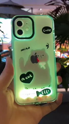 Flashing iPhone case✨✨#phonecase #case #luminous #iphone #casing #glowing 