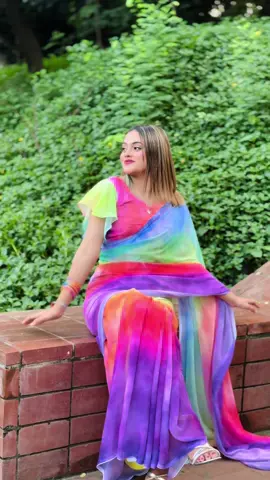 Saree: @BT Exclusive ❤️#jannattoha☺️💖 #teamredvibe😎🔥 #foryoupage #bdtiktokofficial🇧🇩 