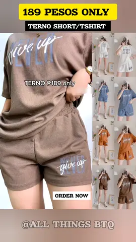 Waffle Comfort Fabric T-shirt Terno Short Two Pockets NGU Inspired Coordinates under ₱189.00 #terno #shorts #tshirt #TikTokShop #tiktokfinds 