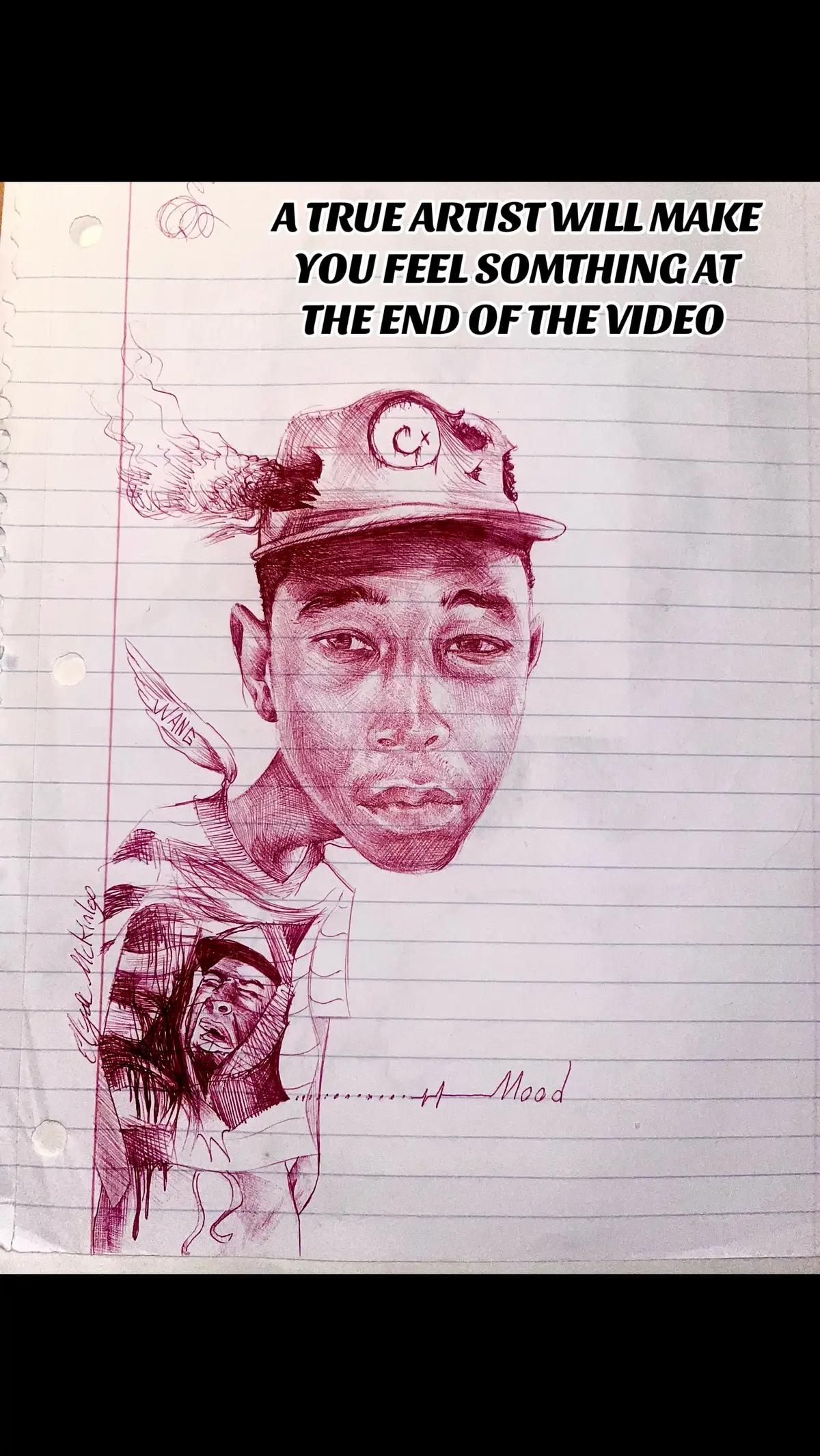 #tylerthecreator #art #media #fashion #capcut #ticktok #fyp #singing #music #popular #artist #sketch #Love #ink #real #duet #viral #trend 
