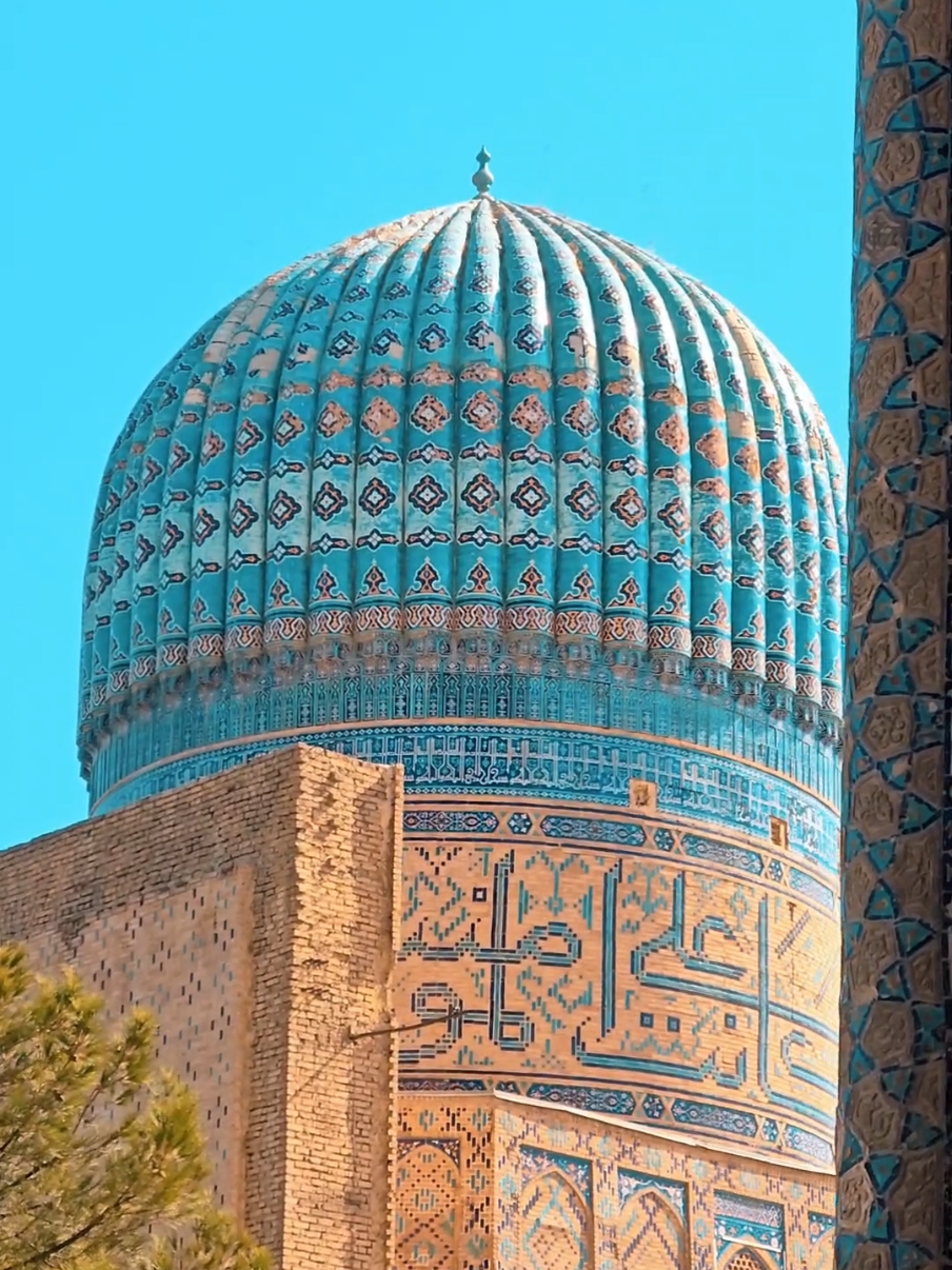 Bibi-Khanym Mosque The Bibi-Khanym Mosque (Uzbek: Bibixonim masjidi; Persian: مسجد بی بی خانم; also variously spelled as Khanum, Khanom, Hanum, Hanim) is one of the most important monuments of Samarkand, Uzbekistan. In the 15th century, it was one of the largest and most magnificent mosques in the Islamic world. It is considered a masterpiece of the Timurid Renaissance. By the mid-20th century, only a grandiose ruin of it still survived, but major parts of the mosque were restored during the Soviet period. #Samarkand #Uzbekistan #FYP #travel 