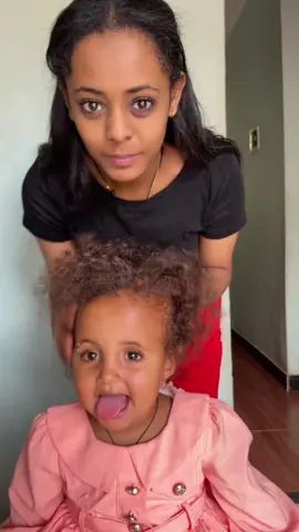 እህቴን እንስራት / hairstyle for baby #hairstyle #hair #babyhair #viral #fyp 