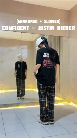 (Mirrored + 0.75x speed) CONFIDENT - JUSTIN BIEBER ✨ dc: @Akanenmiyoshi 🔥 #confident #justinbieber #dancechallenge #dancetutorial #dance #trendingdance #fypシ 