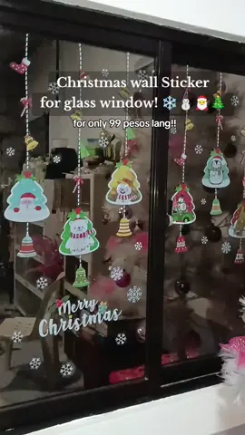 Buy na habang madami pa stocks!! Gaganda ng mga designs nila! ❄️⛄🎅✨ #stickerwindow #christmasstickers #glasswindowsticker #christmasdecor #wallsticker #santa #snowman #fyp #foryourpage #affiliate 