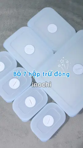 Bộ 7 hộp trữ đông INOCHI cao cấp #hoptrudong #inochi #vatdungnhabep #xuhuong 