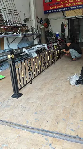 lên mẫu lan can sắt sơn nhũ đồng #sắt  #inox 