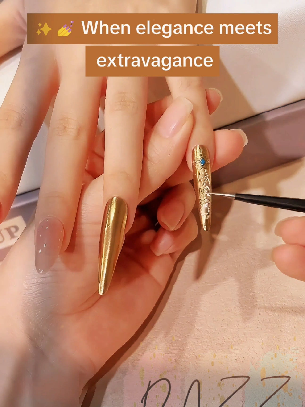 Nail Design That Will Make You the Talk of the Town! 💅 #shorts #nailart #nails #fashion #fyp #beauty  ✨ Ultimate Gold Glam: Long Nails with Stickers & Rhinestones Tutorial! ✨ Get ready to dazzle with this stunning gold nail design! In this tutorial, we'll guide you step-by-step to create luxurious long nails adorned with elegant stickers and sparkling rhinestones.  Why You'll Love Dazz Nail Art's Gel Nail Polish: 💅 Easy Application 🌟 Glossy, Long-lasting and chip-resistant ✨ Easy and quick application 🌱 Safe, gentle, and toxin-free formula 🌿 Eco-friendly and cruelty-free 🔗 Tap the link in our bio and explore our range of gel polish shades. Transform your nails into a nails and shine like never before! ✨ Don’t miss out on the trendiest hues of the season and choose your perfect shade! 💅  #dazznailart #nail #nails  #nailart #nailtutorial #nailstiktoktrend #naildesigninspo #gelnails #gelnails #gelpolish #naildesignideas #nailtechbeginners #gelpolishnails #bestnailsintown #trendingnails #nailgelpolish #gelpolishnails #gelmanicure #nailsoftiktok #nailspresson #nailinspo #fypシ゚ #nailsinspo2024#nailstrend2024 #usa #usa_tiktok  #tiktoknails #nailstiktok #nailtech #fallnails #simplenails #septembernails #howto #nailsviralvideo #nailstutorial #autumnnails 
