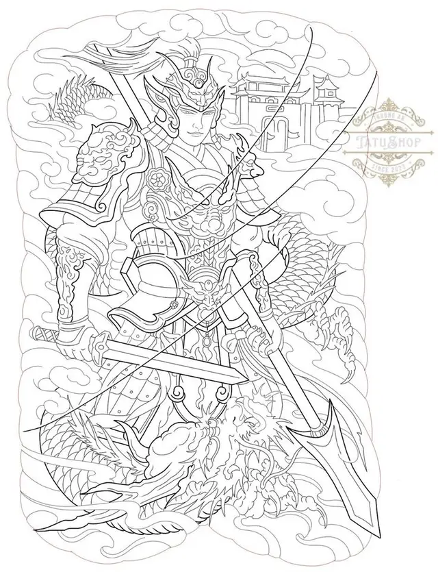 Mẫu xăm triệu tử long cho ae tham khảo#xamhinhnghethuat #thinhhanh #xuhuong #xuhuongtiktok 