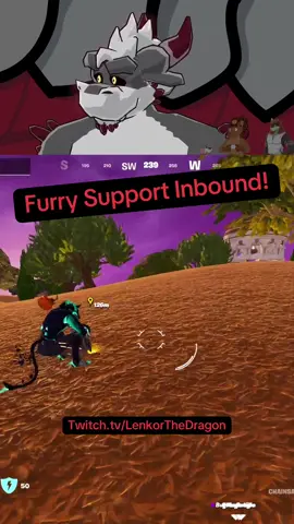 Be advised: The Furry squad is inbound  #fortnite #derg #dragon #vtuber #twitchclips #furry #twitch #furrytrash