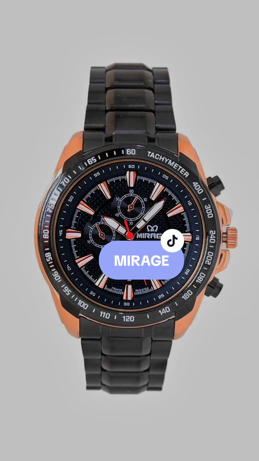 Mirage Watch - Official Store Original Jam Tangan Pria Mirage Hitam Rosegold Tahan Air Garansi 8305PH stainless watches  Kaca hanya Rp375.000! Jangan lewatkan! Ketuk tautan di bawah ini #mirage  #CapCut 