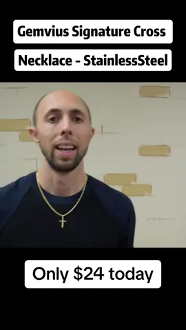 Stainless steel jewelry will last a lifetime.#crossnecklace#stainlessteel#stainlesssteeljewelry#crosspendant #TikTokShop#foryou