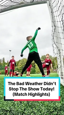 The Bad Weather Didnt Stop These 2 Teams Putting on a Show Today (Match Highlights) #goalkeeper #highlight #kiddegea #fyp 