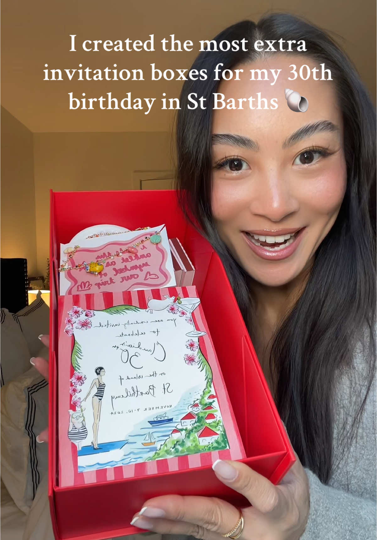 These were so fun to make! Stay tuned for all 30th bday content 👀👀👀 #invitation #birthday #stbarths 