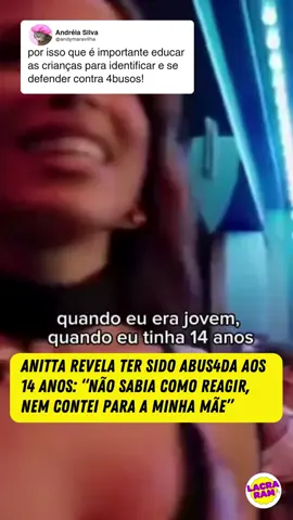 Entrevistada por seu amigo, o cantor J Balvin, para seu documentário, Anitta finalmente se sentiu confortável para falar sobre um tema difícil: o 4buso sexual que ela sofreu, quando tinha apenas 14 anos. Segundo a cantora, o cr1me foi cometido por uma pessoa próxima e, depois do caso, ela não sabia o que estava acontecendo, nem como reagir. Forças, Anitta! 💔 #viral #foryou #foryoupage #famosos #celebridades #anitta #jbalvin #cantora #funk #brasil #gossip #notícia #fofoca #gossip #educaçãosexual #escolas