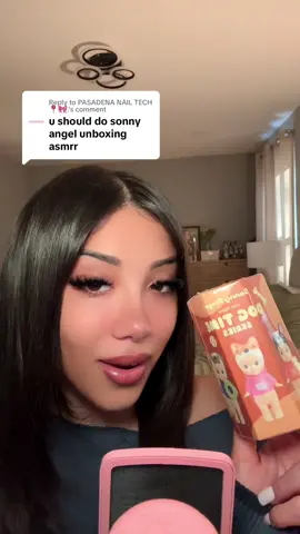 Replying to @PASADENA NAIL TECH 📍🎀. #asmr #sonnyangel @Selena 