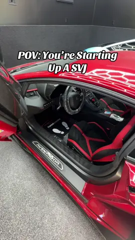 SVJ Cold Start 💯 #lamborghini #lamborghiniaventador #svj #lambo #car #yyc #aventador #AutoDetailingYYC #turbocarspa 
