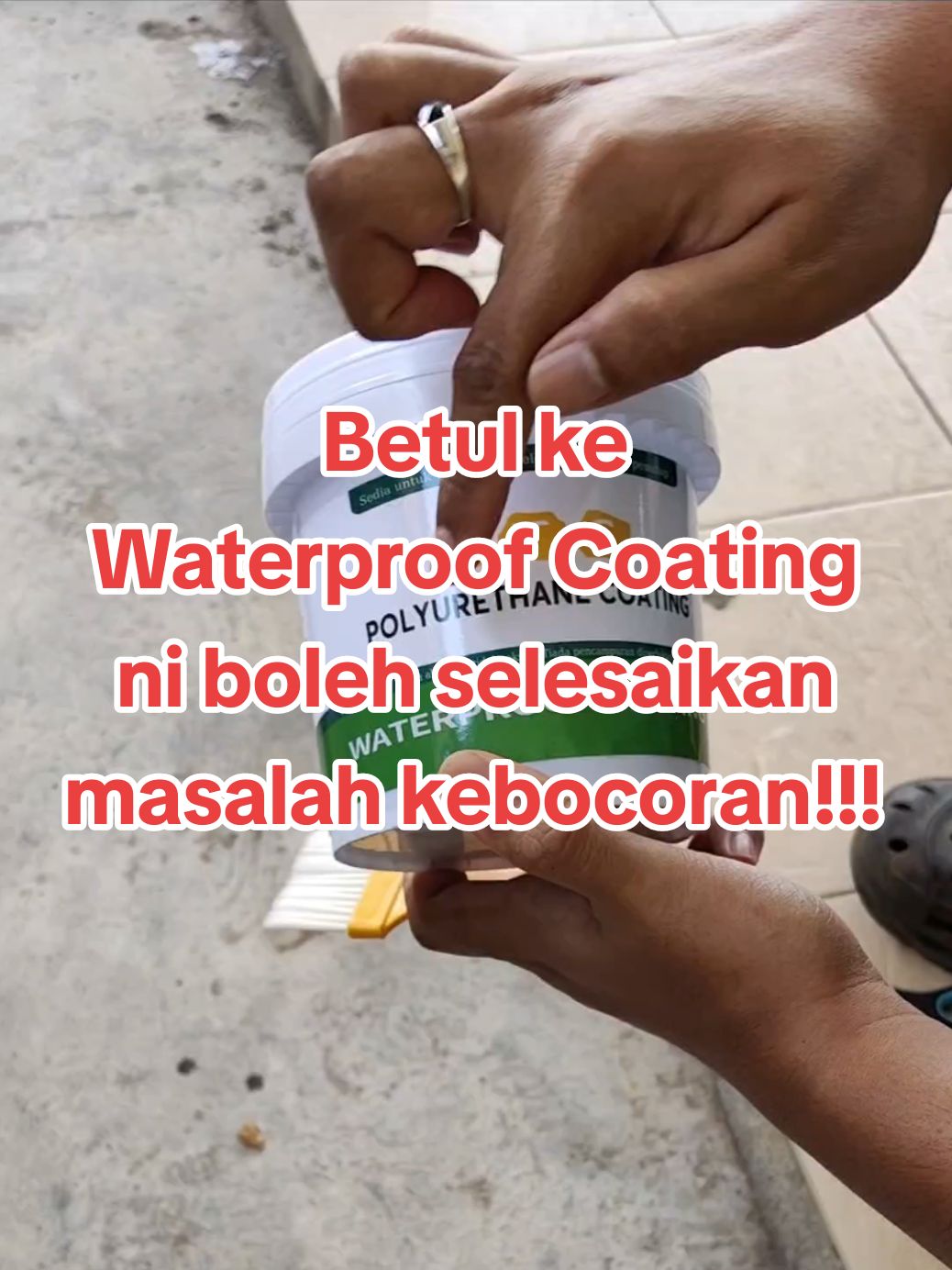 Gaiss.. korang ada masalah bilik air bocor? bumbung berlubang? lantai merekah? Abang ada satu produk yg boleh selesaikan semua masalah korang tu. Jom tengok produk ni, GAM KALIS AIR @ WATERPRROOF COATING. Sangat function gaiss.. hanya dua kali sapuan saja sudah memadai utk menutup segala kebocoran. Dapatkan segera gaiss, harga tengah PADU tuuu. Tap tap beg kuning, dah beli terus check out key, barang panas ni, nnt sold out padan muka korang.. hahaha #waterproofcoating #catkalisair #gamkalisair #waterproofproducts #tiktokshop 