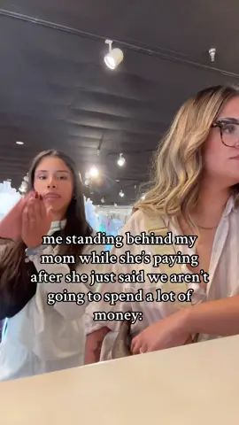 My shopping bestie! 🛍️🛒💕 @zoey #shopping #clothes #money #stores #paying #momanddaughter 