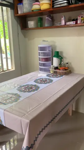 Naging maaliwas tignan lamesa namin ✨ Order na din kayo click the yellow basket lang ☺️ #tablecloth #tablecover #diningtable #table #fypage 