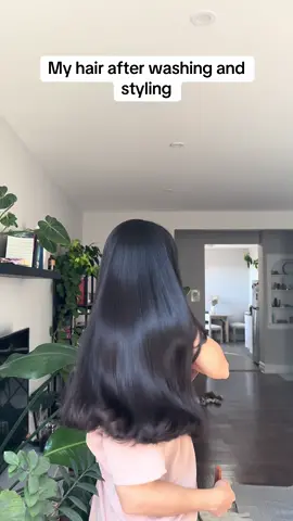 Didnt expect so many of you will be interested what i do with my hair #haircare #healthyhair #shinyhairtips #haircareroutine 