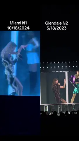 So intersting to watch it side by side omg  #taylornation #TSTheErasTour #miamitstheerastour #taylorswift #taylorswifterastour #tstheerastourmiami #erastouroutfit #theerastourtaylorswift 