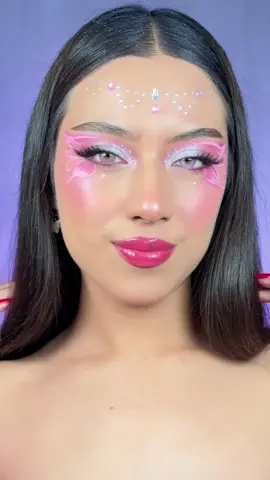 Maquillaje de hada tutorial 🧚‍♀️🩷 #maquillaje #makeup #makeuptutorial #tutorialdemaquillaje #31daysofhalloween #halloweenmakeup #maquillajehalloween #hadamaquillaje #fairymakeup 