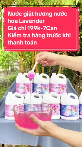 Nước giặt xả 5 trong 1 Lavender, giặt sạch sâu, lưu hương lâu, mềm mại cho vải và an toàn cho da tay .Giá chỉ 199k/7Can#xuhuong #nuocxavai #nuocgiat #nuocgiatxa #nuocgiatthailan 