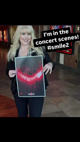 So excited to be in this awesome movie!! I’m in the concert scenes!!  Go see Smile 2 in theaters now!!!  #smile2 #smilemovie #skyeriley #skyrileynation #backgroundactor 