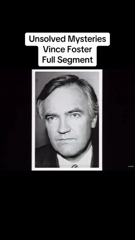 Unsolved Mysteries Vince Foster Full Segment #unsolvedmysteries #robertstack #fyp #fy #fypツ #foryoupage #foryou #for #you #page #viral #viralvideo #viraltiktok #makeitgoviral #washingtondc #president #attorney #note #investigation #handwriting #article #newspaper #unsolved 