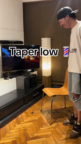Taper low💈 Ft thiago 🔥 #barberiaencasa #taperfade #parati