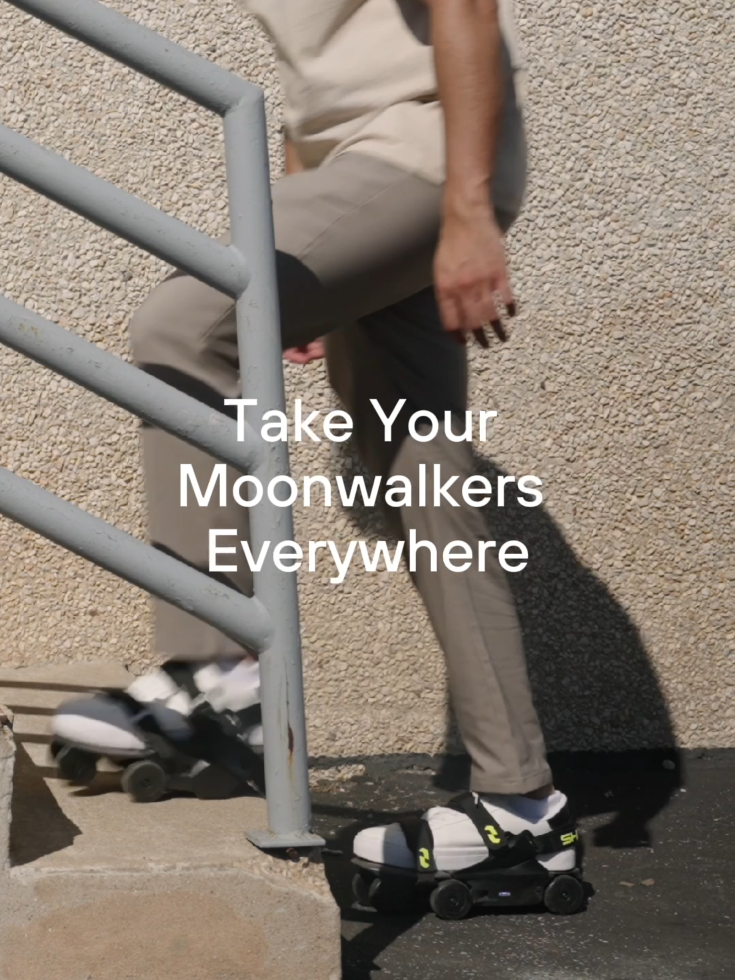 Wear Moonwalkers anywhere you go! 🚶⚡️🔋 #moonwalkers #moonwalkersaero #shiftrobotics #wearabletech