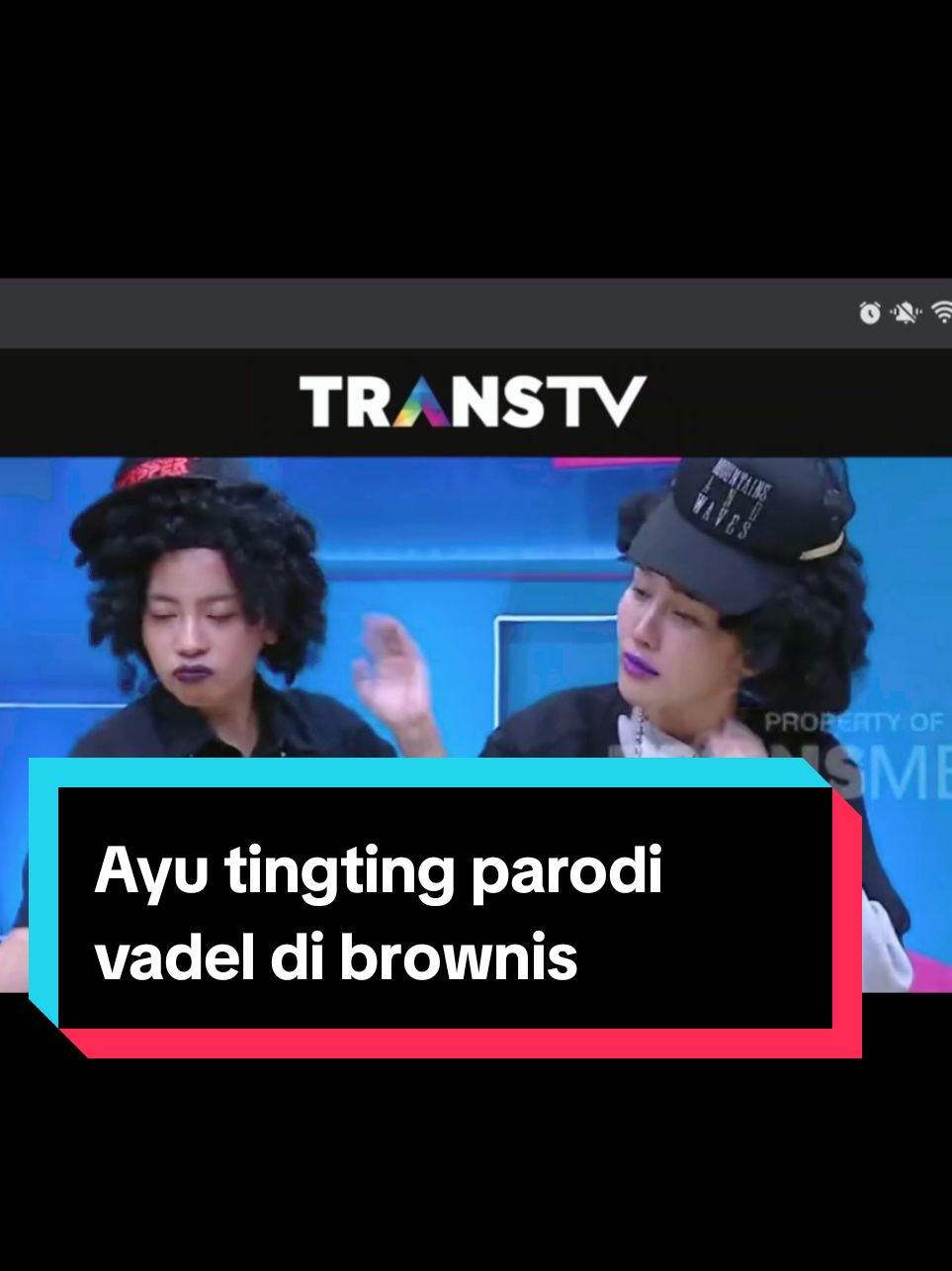 Ayu tingting parodi vadel di brownis wkwk Wendy gamau kalah 🤣😭  #brownisttv #ayutingting #att #vadelbadjideh #dance #parody #joget #viral #jogetviral #transtv #brownies #parodi 